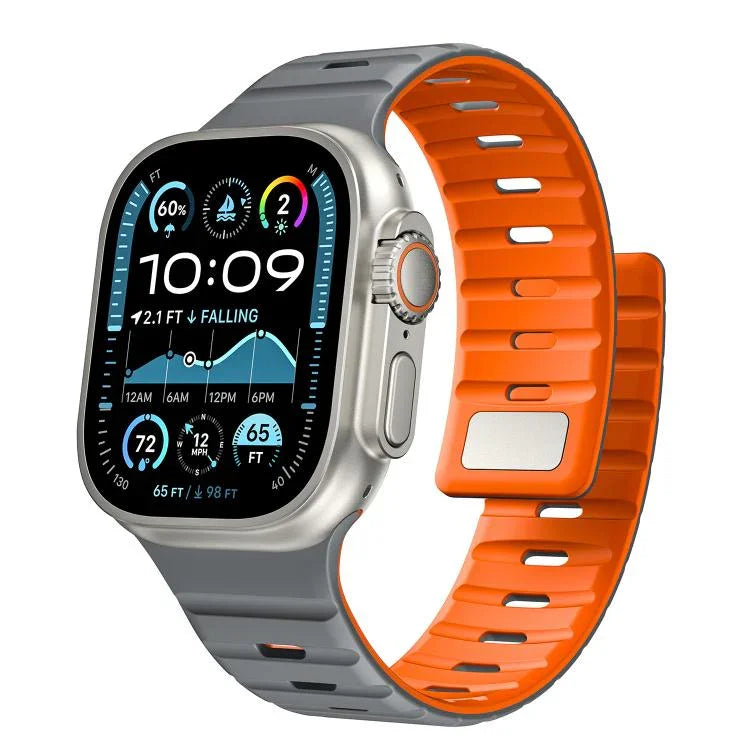 Norman 磁吸矽膠錶帶，適用於 Apple Watch 46mm / 49mm / 45mm / 44mm，適用於 Apple Watch 42mm / 41mm / 40mm / 38mm