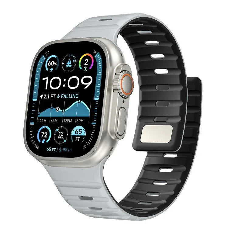 Norman 磁吸矽膠錶帶，適用於 Apple Watch 46mm / 49mm / 45mm / 44mm，適用於 Apple Watch 42mm / 41mm / 40mm / 38mm