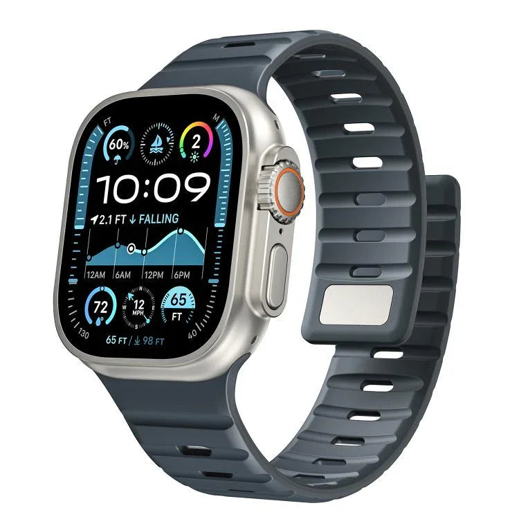Norman 磁吸矽膠錶帶，適用於 Apple Watch 46mm / 49mm / 45mm / 44mm，適用於 Apple Watch 42mm / 41mm / 40mm / 38mm
