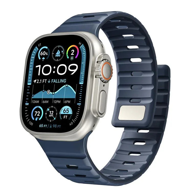 Norman 磁吸矽膠錶帶，適用於 Apple Watch 46mm / 49mm / 45mm / 44mm，適用於 Apple Watch 42mm / 41mm / 40mm / 38mm