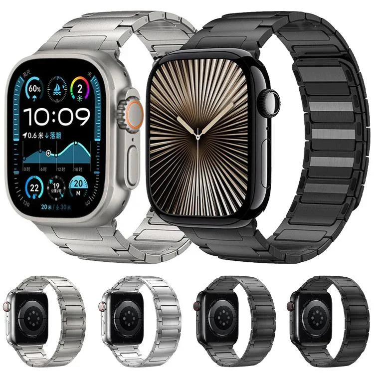 I型磁吸不鏽鋼錶帶，適用於 Apple Watch 46mm / 49mm / 45mm / 44mm，適用於 Apple Watch 42mm / 41mm / 40mm / 38mm