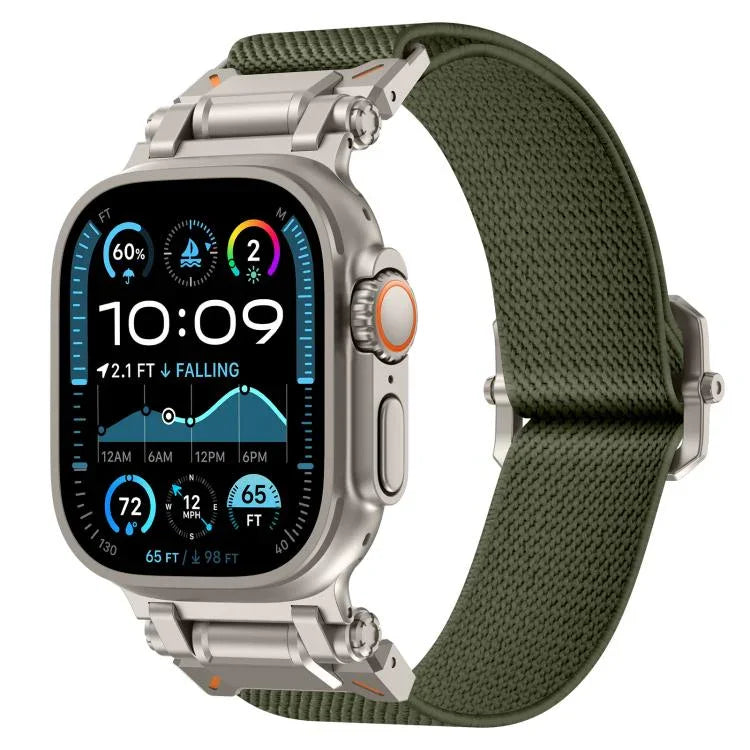 Explorer 聚酯尼龍錶帶，適用於 Apple Watch 46mm / 49mm / 45mm / 44mm