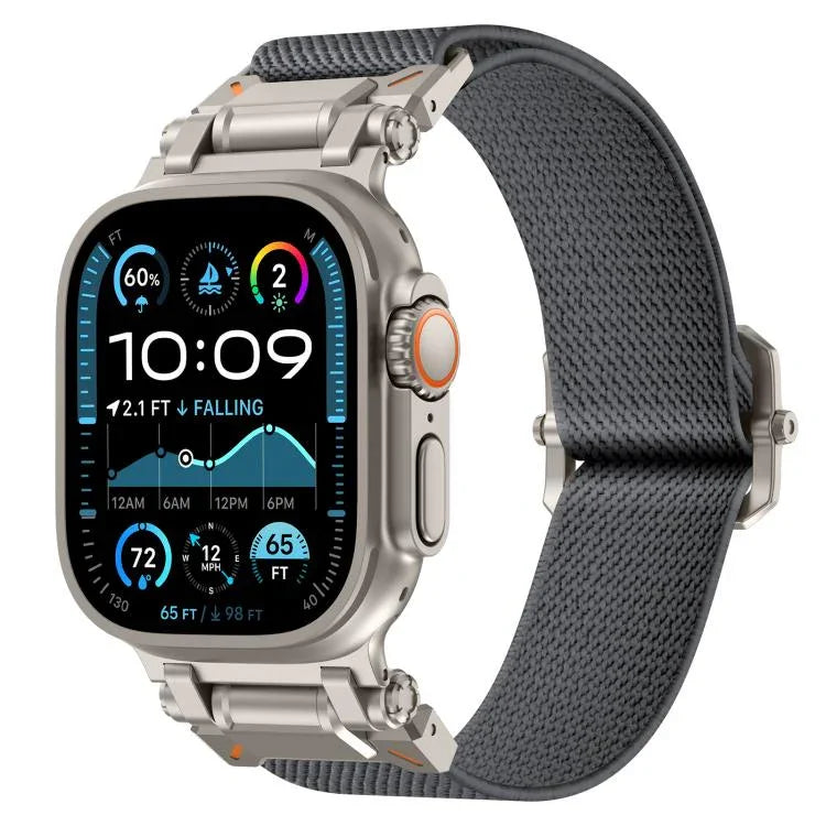 Explorer 聚酯尼龍錶帶，適用於 Apple Watch 46mm / 49mm / 45mm / 44mm