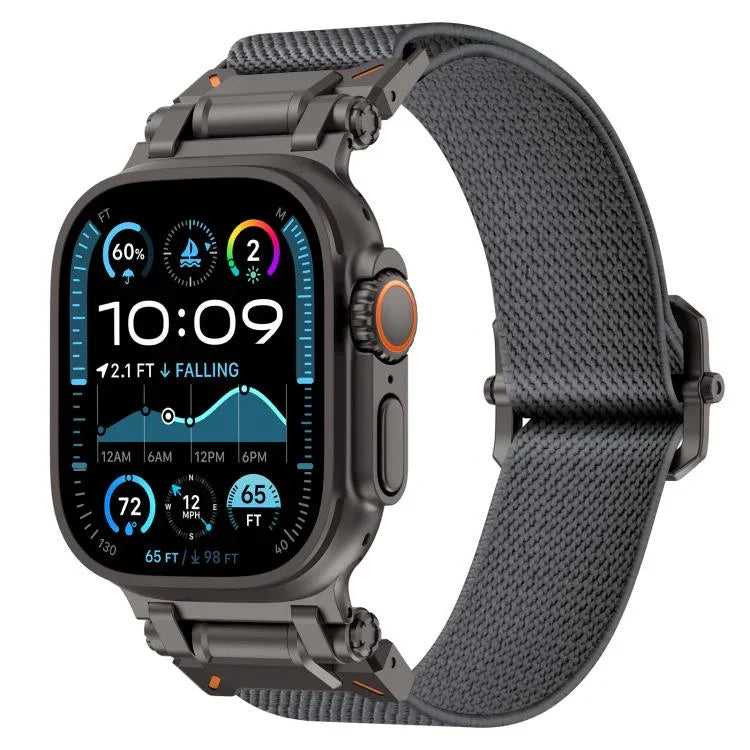 Explorer 聚酯尼龍錶帶，適用於 Apple Watch 46mm / 49mm / 45mm / 44mm