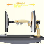 NORTH BAYOU F80 可調高度顯示器臂 17-30 吋顯示器桌面支架
