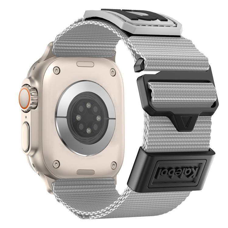 Kalebol 編織尼龍運動錶帶，適用於 Apple Watch 46mm / 49mm / 45mm / 44mm，適用於 Apple Watch 42mm / 41mm / 40mm / 38mm