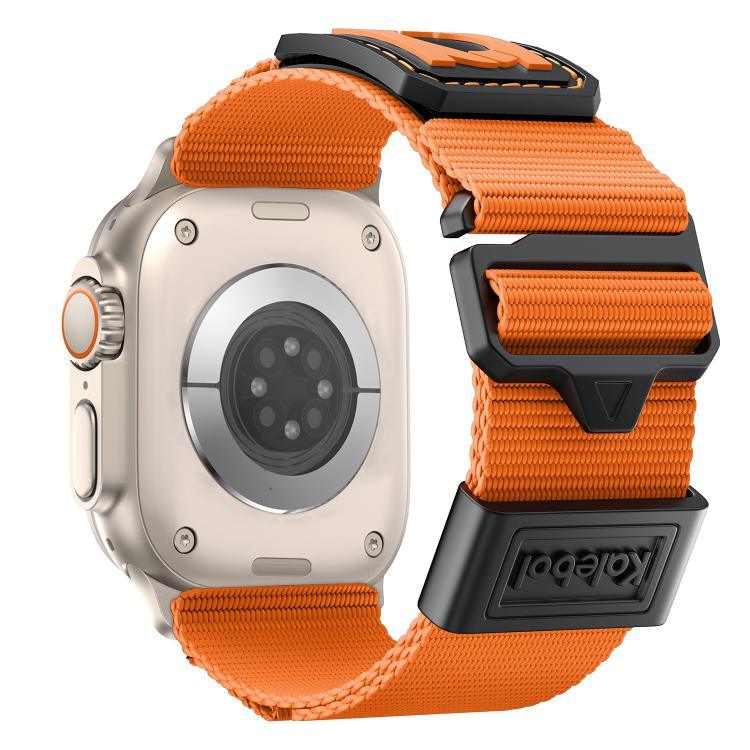 Kalebol 編織尼龍運動錶帶，適用於 Apple Watch 46mm / 49mm / 45mm / 44mm，適用於 Apple Watch 42mm / 41mm / 40mm / 38mm