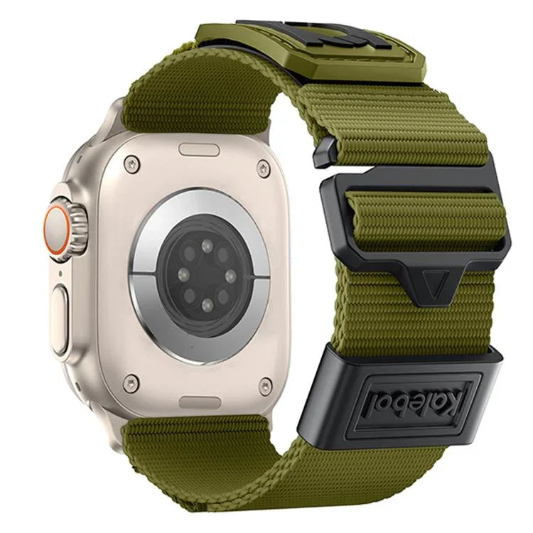 Kalebol 編織尼龍運動錶帶，適用於 Apple Watch 46mm / 49mm / 45mm / 44mm，適用於 Apple Watch 42mm / 41mm / 40mm / 38mm