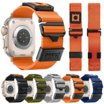 Kalebol 編織尼龍運動錶帶，適用於 Apple Watch 46mm / 49mm / 45mm / 44mm，適用於 Apple Watch 42mm / 41mm / 40mm / 38mm