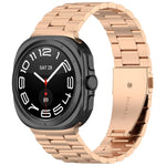 三珠不鏽鋼錶帶附拆卸工具，適用於 Samsung Galaxy Watch8 / Watch8 Classic