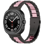 三珠不鏽鋼錶帶附拆卸工具，適用於 Samsung Galaxy Watch8 / Watch8 Classic