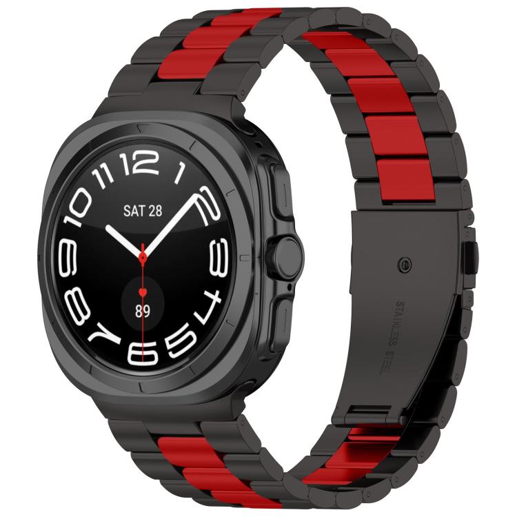 三珠不鏽鋼錶帶附拆卸工具，適用於 Samsung Galaxy Watch8 / Watch8 Classic