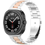 三珠不鏽鋼錶帶附拆卸工具，適用於 Samsung Galaxy Watch8 / Watch8 Classic