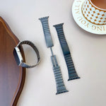 曲面側可拆卸不鏽鋼錶帶，適用於 Apple Watch 46mm / 49mm / 45mm / 44mm，適用於 Apple Watch 42mm / 41mm / 40mm / 38mm