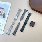 曲面側可拆卸不鏽鋼錶帶，適用於 Apple Watch 46mm / 49mm / 45mm / 44mm，適用於 Apple Watch 42mm / 41mm / 40mm / 38mm