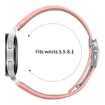 荔枝紋銀色龜背扣皮革錶帶，適用於 Samsung Galaxy Watch 7 40 / 44mm
