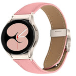 快速釋放荔枝紋星光龜背扣皮革錶帶，適用於 Samsung Galaxy Watch 7 40 / 44mm