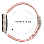 快速釋放荔枝紋星光龜背扣皮革錶帶，適用於 Samsung Galaxy Watch 7 40 / 44mm