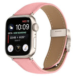 荔枝紋星光色龜背扣皮革錶帶，適用於 Apple Watch 46mm / 49mm / 45mm / 44mm，適用於 Apple Watch 42mm / 41mm / 40mm / 38mm