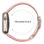 荔枝紋星光色龜背扣皮革錶帶，適用於 Apple Watch 46mm / 49mm / 45mm / 44mm，適用於 Apple Watch 42mm / 41mm / 40mm / 38mm