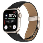 荔枝紋星光色龜背扣皮革錶帶，適用於 Apple Watch 46mm / 49mm / 45mm / 44mm，適用於 Apple Watch 42mm / 41mm / 40mm / 38mm