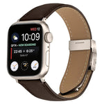 荔枝紋星光色龜背扣皮革錶帶，適用於 Apple Watch 46mm / 49mm / 45mm / 44mm，適用於 Apple Watch 42mm / 41mm / 40mm / 38mm