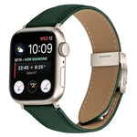 荔枝紋星光色龜背扣皮革錶帶，適用於 Apple Watch 46mm / 49mm / 45mm / 44mm，適用於 Apple Watch 42mm / 41mm / 40mm / 38mm