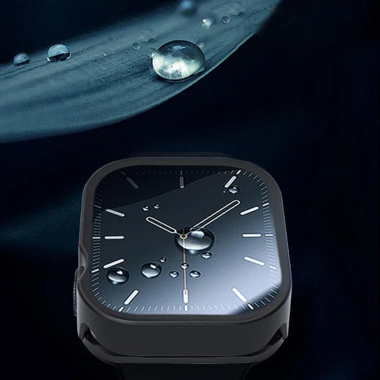 鋼化膜一體成型鋁合金錶殼，適用於 Apple Watch Series 11 / 10 46mm