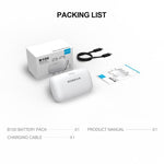 BOBOVR B100 適用於 BOBOVR S3 Pro 10000mAh 替換電池 VR 頭帶配件，B100