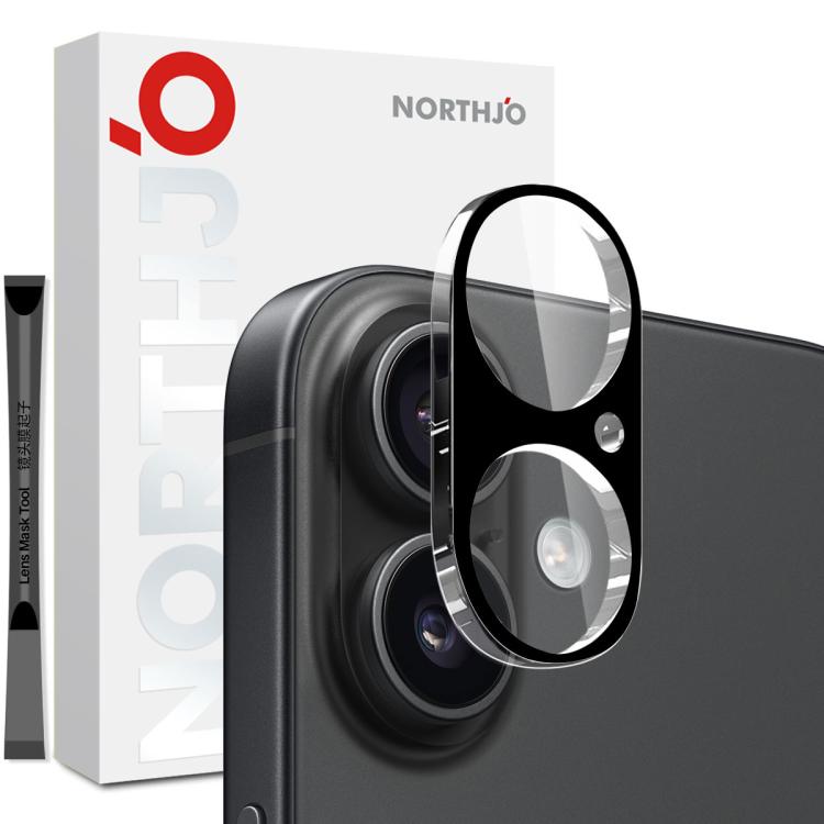 NORTHJO 相機鏡頭保護 3D 高清鋼化玻璃膜，適用於 iPhone 17 Pro Max、iPhone 17 Pro、iPhone 17、iPhone Air