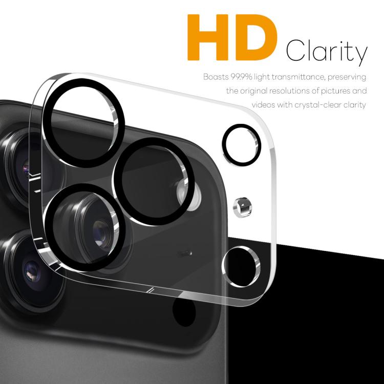 2片裝 NORTHJO 相機鏡頭保護 3D 夜拍鋼化玻璃膜，適用於 iPhone 17 Pro Max、iPhone 17 Pro、iPhone 17、iPhone Air