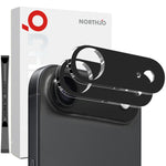 2片裝 NORTHJO 相機鏡頭保護 3D 高清鋼化玻璃膜，適用於 iPhone 17 Pro Max、iPhone 17 Pro、iPhone 17、iPhone Air