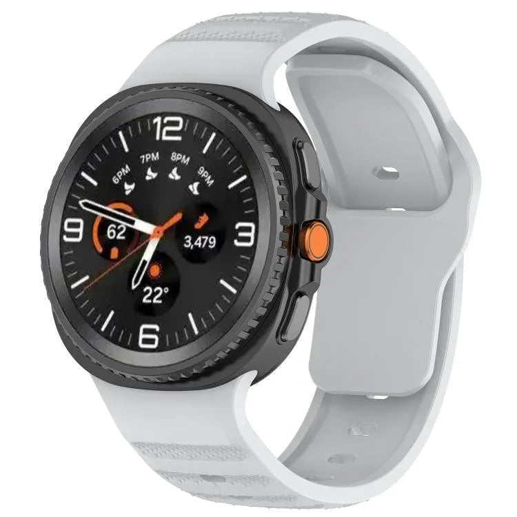 點狀釋放扣矽膠錶帶，適用於 Samsung Galaxy Watch8 / Watch8 Classic