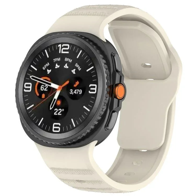 點狀釋放扣矽膠錶帶，適用於 Samsung Galaxy Watch8 / Watch8 Classic