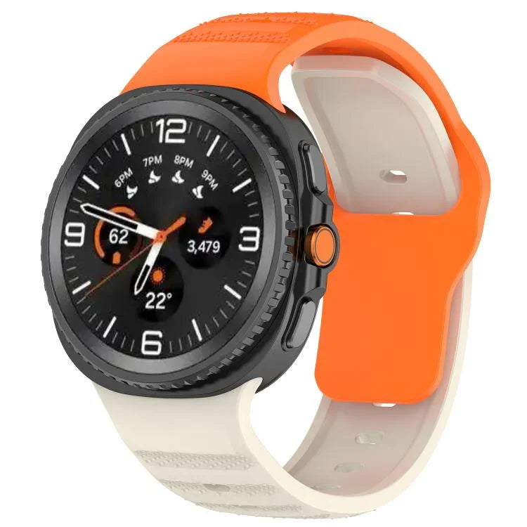 點狀釋放扣矽膠錶帶，適用於 Samsung Galaxy Watch8 / Watch8 Classic
