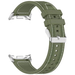 混合尼龍編織矽膠錶帶，適用於 Samsung Galaxy Watch8 / Watch8 Classic