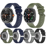 混合尼龍編織矽膠錶帶，適用於 Samsung Galaxy Watch8 / Watch8 Classic