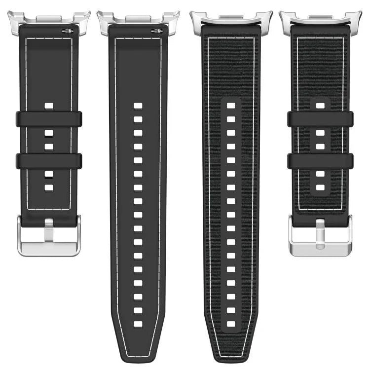 混合尼龍編織矽膠錶帶，適用於 Samsung Galaxy Watch8 / Watch8 Classic