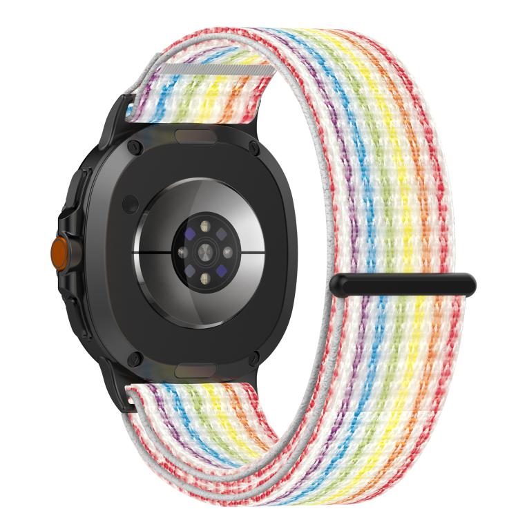 Nylon Hook and Loop Fastener Watch Band, For Samsung Galaxy Watch8 / Watch8 Classic