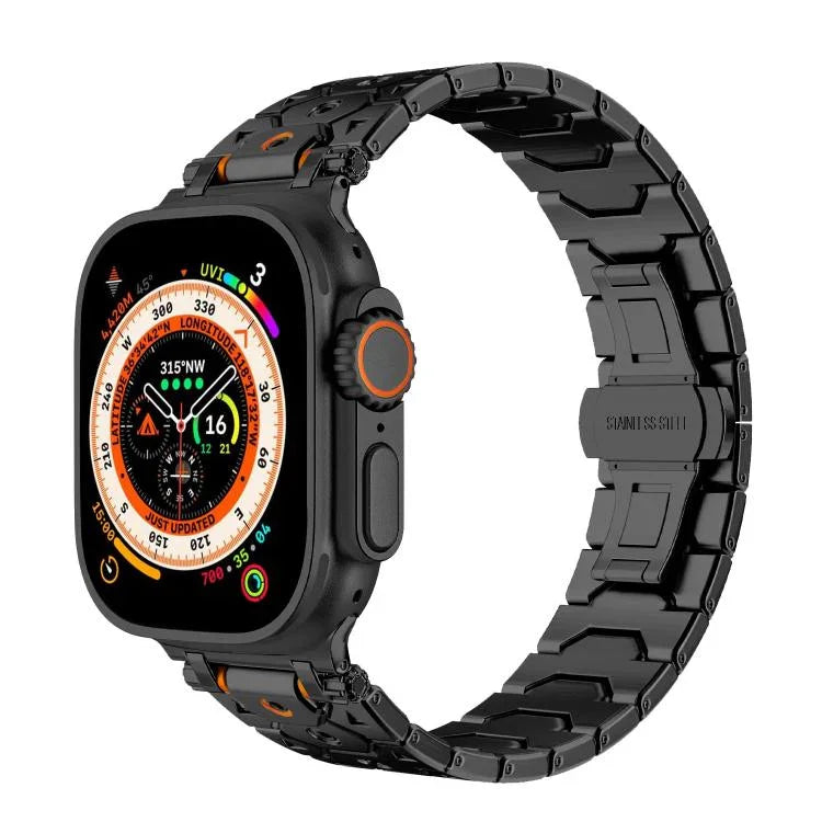 八角形不鏽鋼錶殼，適用於Apple Watch 46mm / 49mm / 45mm / 44mm