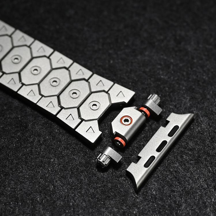 八角形不鏽鋼錶殼，適用於Apple Watch 46mm / 49mm / 45mm / 44mm