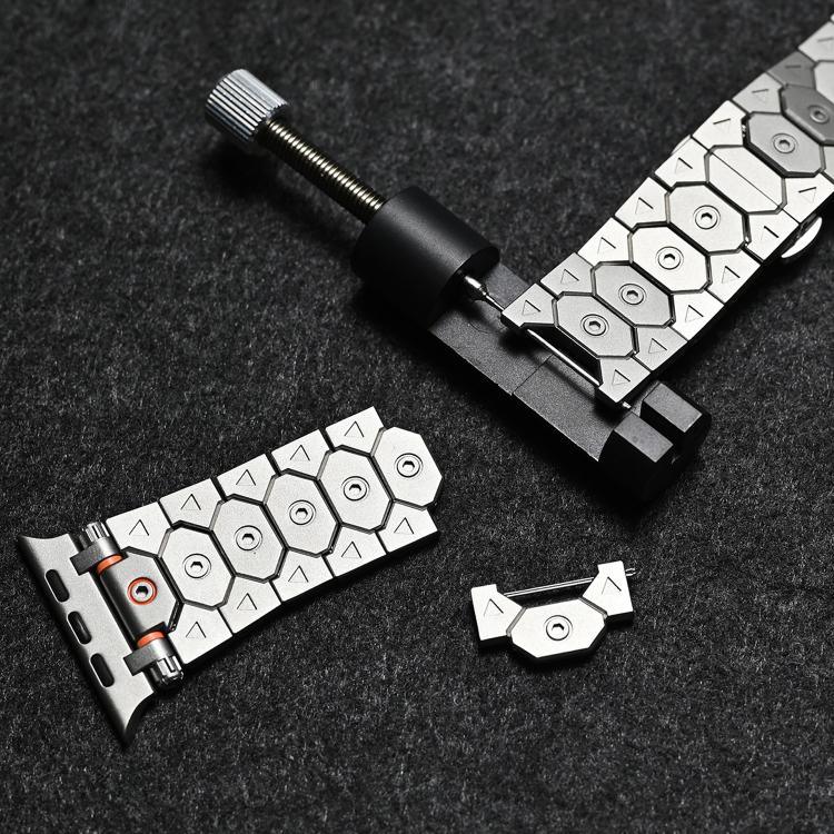 八角形不鏽鋼錶殼，適用於Apple Watch 46mm / 49mm / 45mm / 44mm