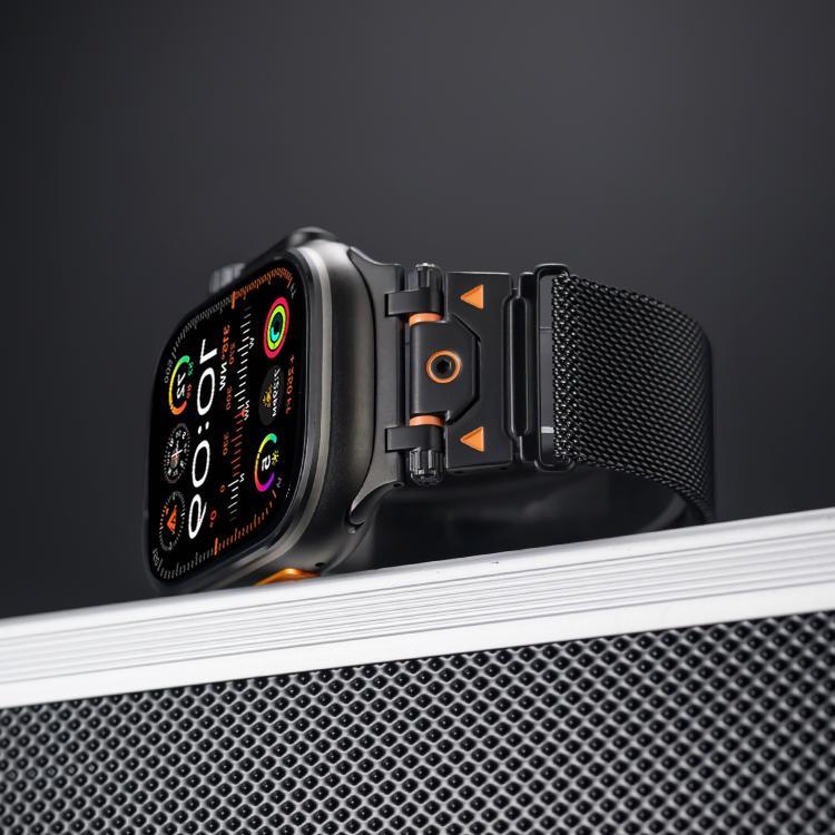 米蘭鋼磁吸錶帶，適用於Apple Watch 46mm / 49mm / 45mm / 44mm