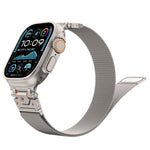 米蘭鋼磁吸錶帶，適用於Apple Watch 46mm / 49mm / 45mm / 44mm