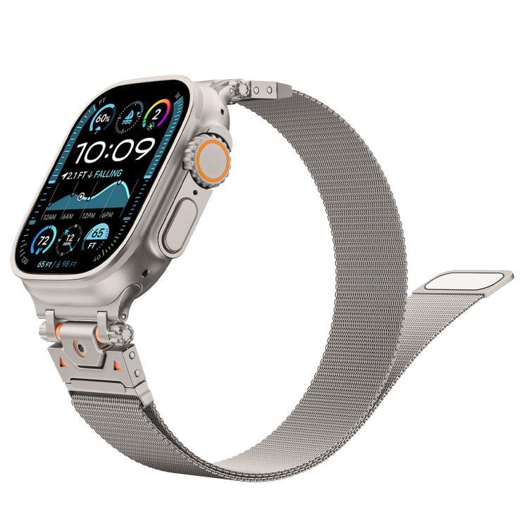 米蘭鋼磁吸錶帶，適用於Apple Watch 46mm / 49mm / 45mm / 44mm