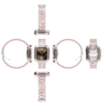 變色龍PC錶殼環氧樹脂錶帶，適用於Apple Watch系列10 46mm、Apple Watch系列10 42mm、Apple Watch 44mm / 45mm、Apple Watch 40mm / 41mm、Apple Watch 49mm