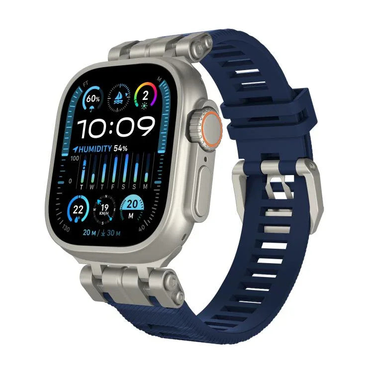 H016功能系列斜紋質感TPU錶帶，適用於Apple Watch 46mm / 49mm / 45mm / 44mm