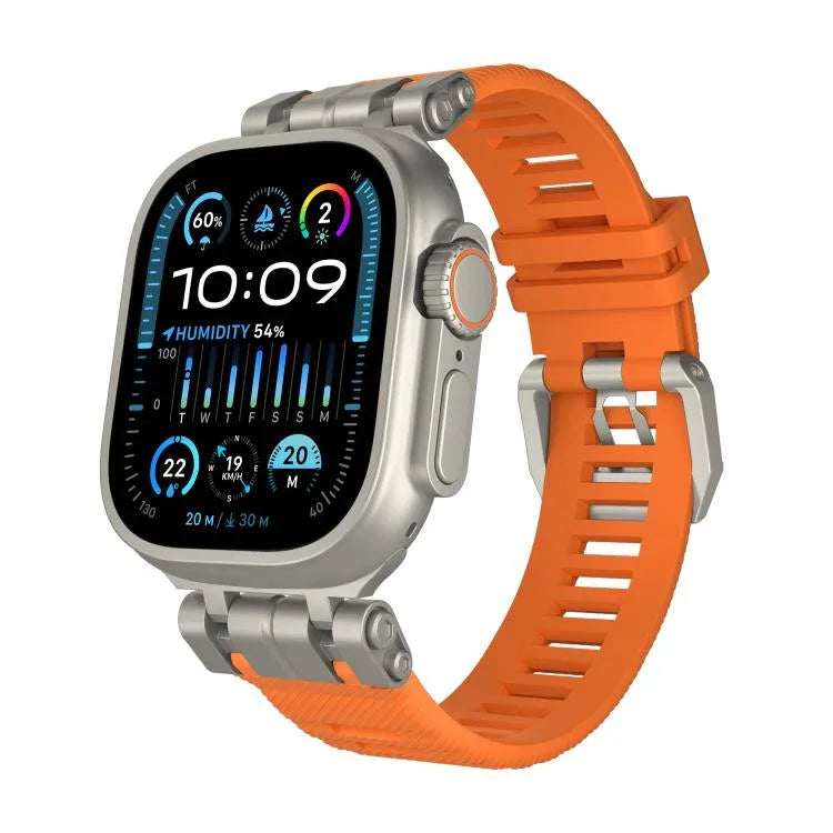 H016功能系列斜紋質感TPU錶帶，適用於Apple Watch 46mm / 49mm / 45mm / 44mm
