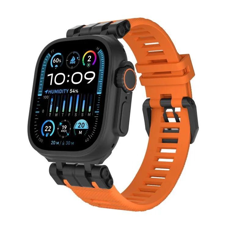 H016功能系列斜紋質感TPU錶帶，適用於Apple Watch 46mm / 49mm / 45mm / 44mm