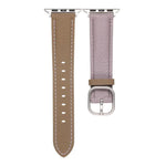 方扣荔枝紋真皮錶帶，適用於Apple Watch 46mm / 49mm / 45mm / 44mm、Apple Watch 42mm / 41mm / 40mm / 38mm